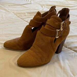 Michael Kors Tan/Brown Suede Ankle Boots